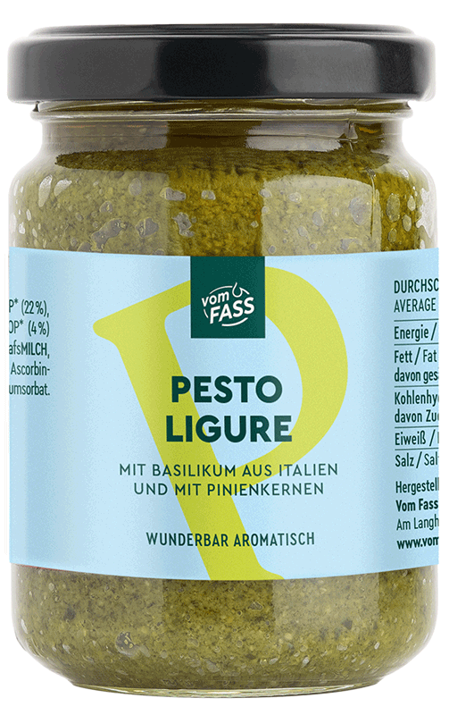 pesto im kühlschrank aufbewahren Pesto Ligure – vomFASS Onlineshop
