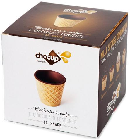 
                                Waffelbecher schokoliert (4 x 3 Stück)
                            