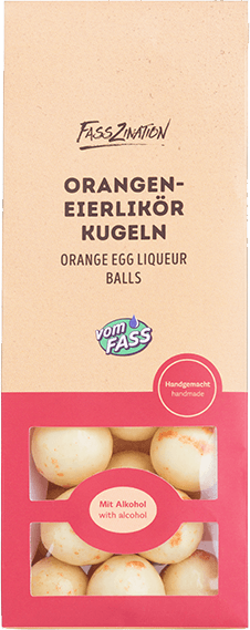 
                                Orangen-Eierlikör-Kugeln
                            