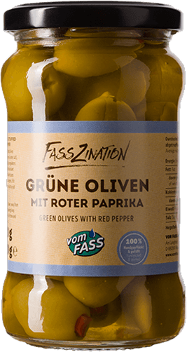 
                                Oliven mit Paprika
                            