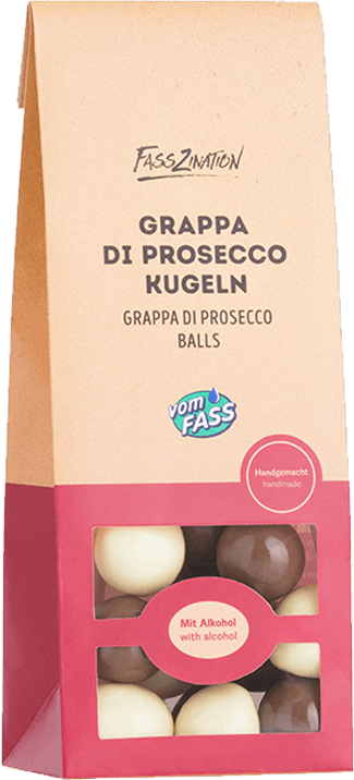 
                                Grappa di Prosecco-Kugeln
                            