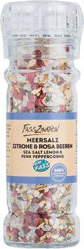 
                                Meersalz Zitrus & Rosa Beeren in der Mühle
                            