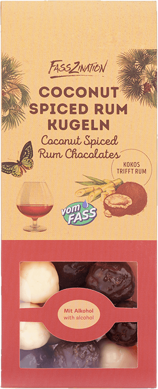 
                                Coconut Spiced Rum-Kugeln
                            