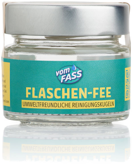 
                                Flaschenfee Reinigungskugeln aus Edelstahl für Glasflaschen
                            