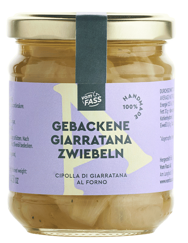 Gebackene Giarratana Zwiebeln in Olivenöl