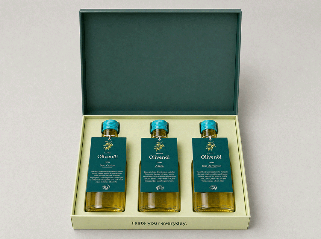 Geschenkset Olivenöle
