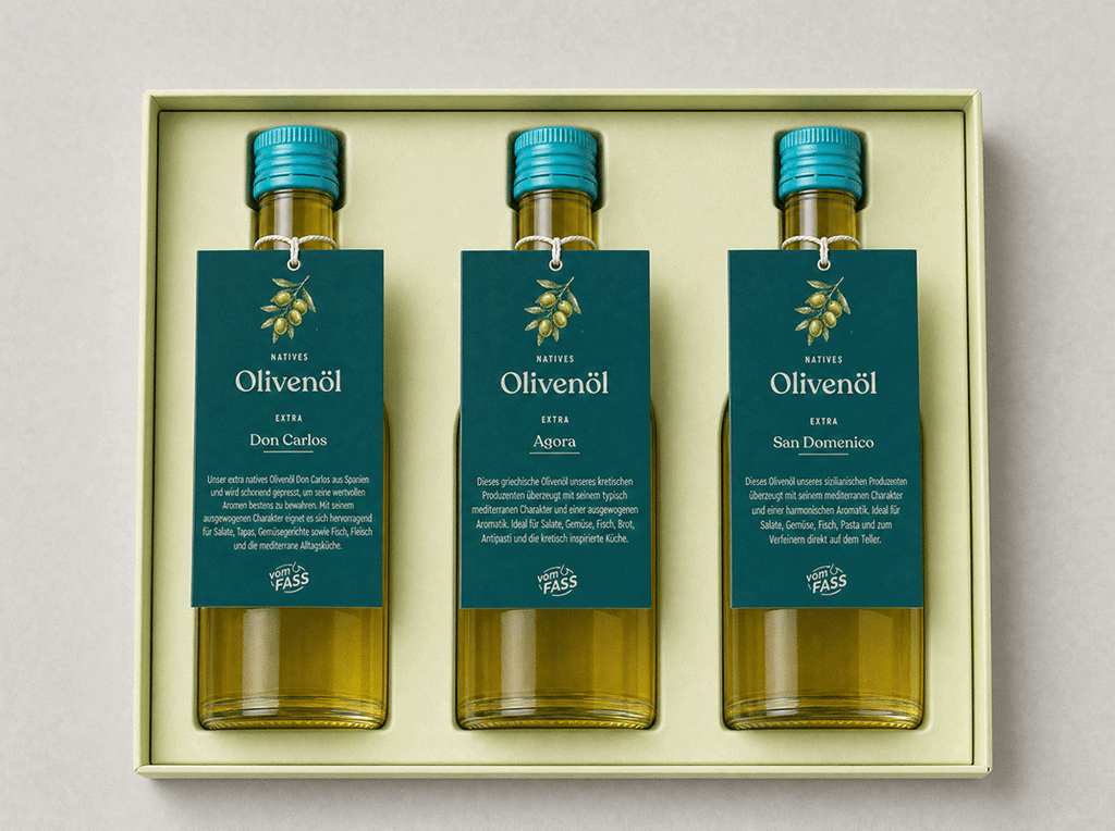 Geschenkset Olivenöle