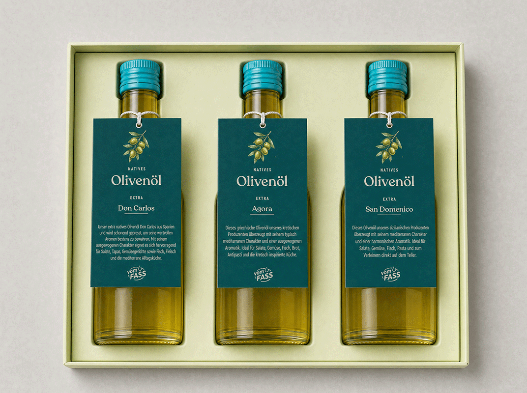 Geschenkset Olivenöle