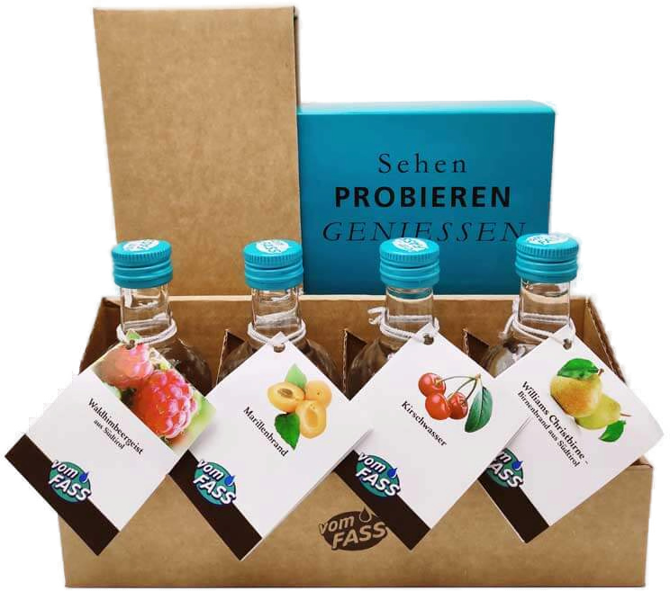 
                                Geschenkset "Obstbrände zum Probieren"
                            