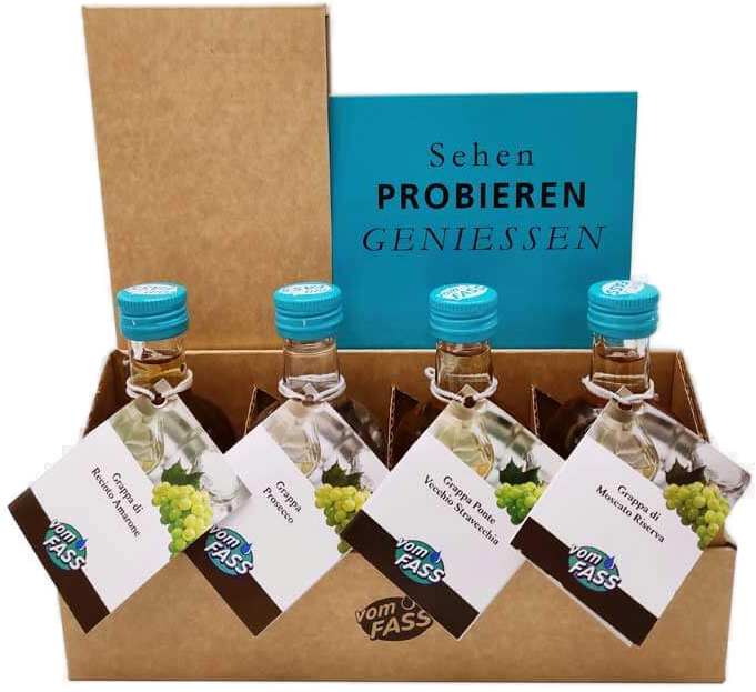 
                                Geschenkset "Grappa zum Probieren"
                            