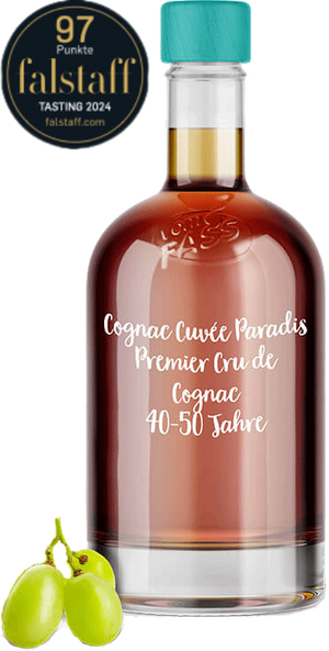 Cognac Cuvée Paradis, Premier Cru de Cognac 40 Jahre