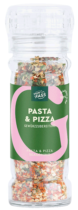 Pasta & Pizzagewürz in der Mühle