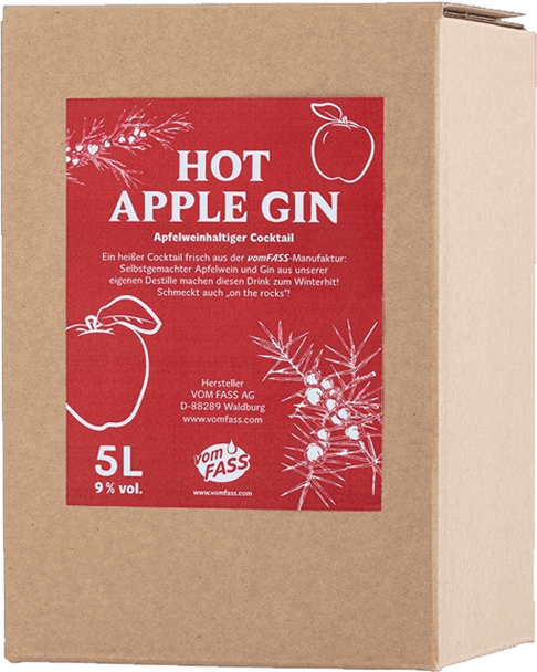 Hot Apple & Gin, 5 Liter Bag in Box
