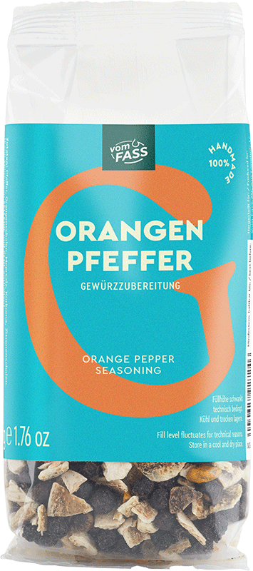Orangenpfeffer im Nachfüllbeutel