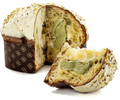 Panettone mit Pistazienfüllung
