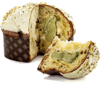 Panettone mit Pistazienfüllung