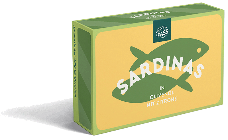 Sardinen in Olivenöl mit Limone