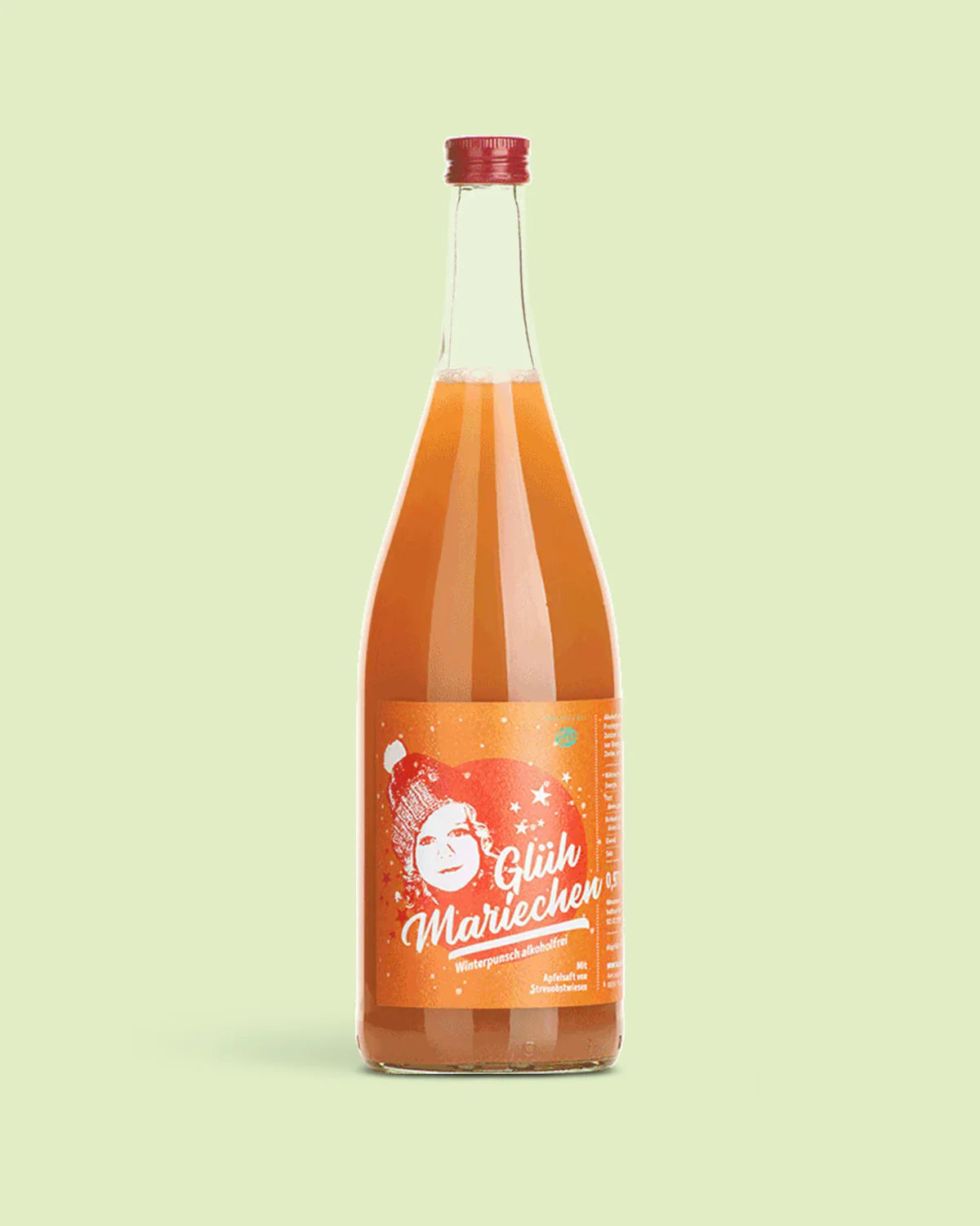 Glüh Mariechen Apfel - Quittenpunsch alkoholfrei 0,97l Flasche