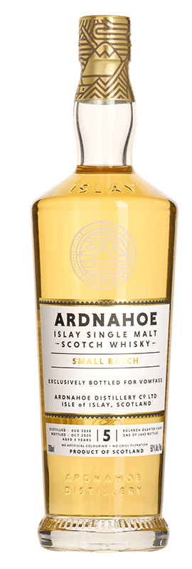 Ardnahoe Heavily Peated Bourbon Cask Islay Single Malt Scotch Whisky 5 Jahre