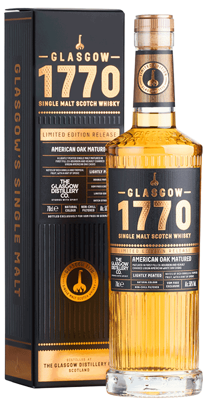 Glasgow1770 "American Oak" vF Single Malt Scotch Whisky