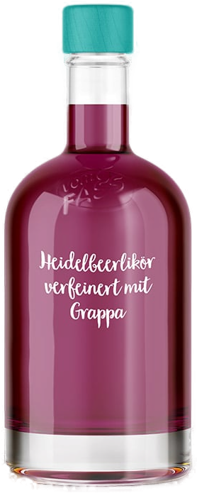 Heidelbeerlikör verfeinert mit Grappa | vomFASS